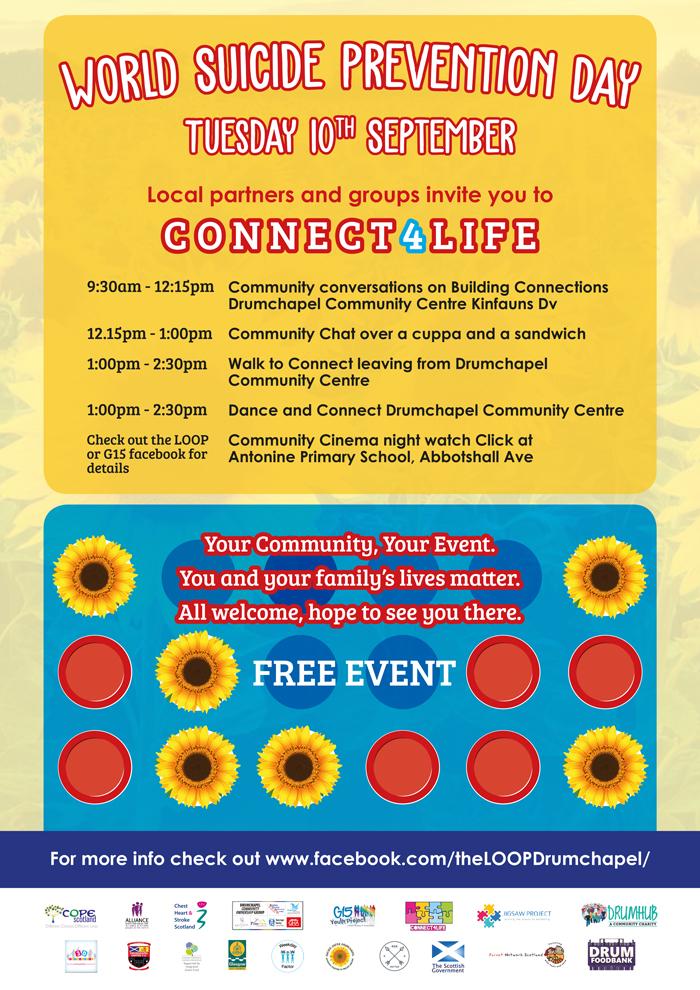 Connect 4 Life Poster - World Suicide Prevention Day